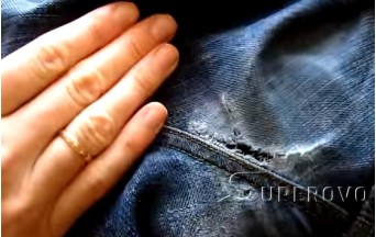 Заштопать джинсы  разрыв менее 3 см в Барановичах